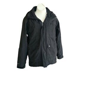 RPZN Ripzone Men's Black Insulated Snowboard Jacket Size Medium